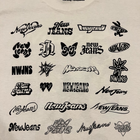 New Jeans - K - POP - white tee from Lollapalooza Merch in Chicago, Illinois - Picture 4 of 6